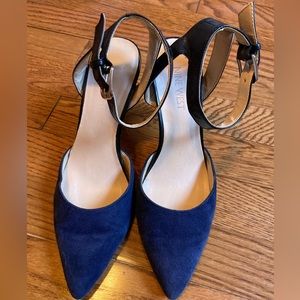 Nine West Navy Pumps